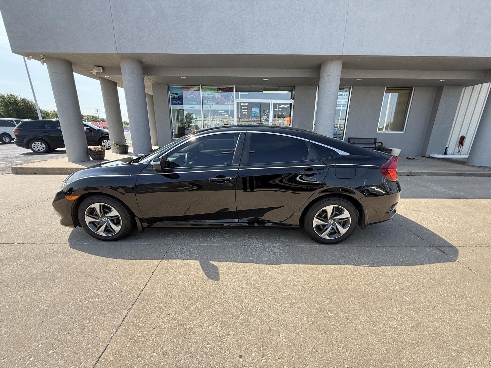 Used 2019 Honda Civic LX with VIN 2HGFC2F61KH557332 for sale in Arkansas City, KS