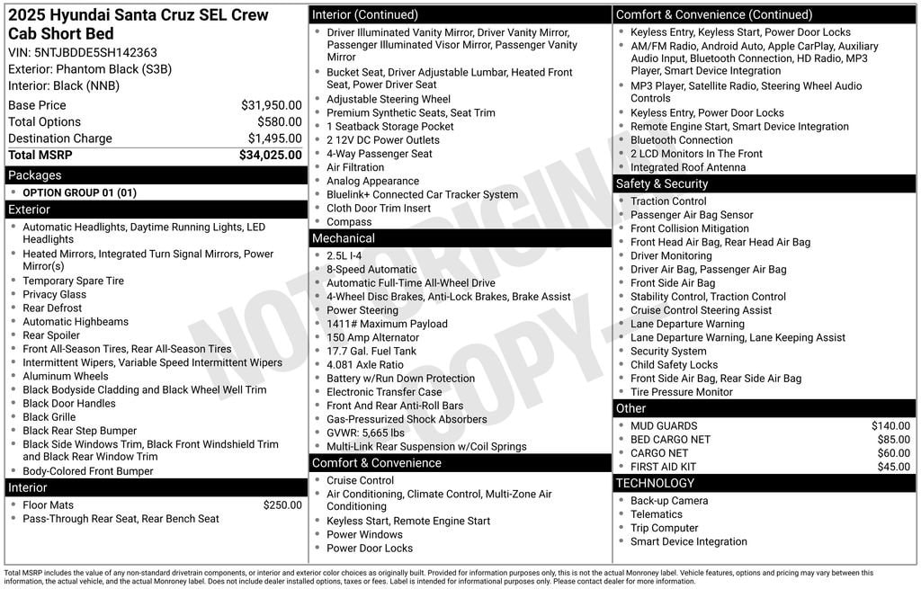 2025 Hyundai Santa Cruz SEL - Photo 29