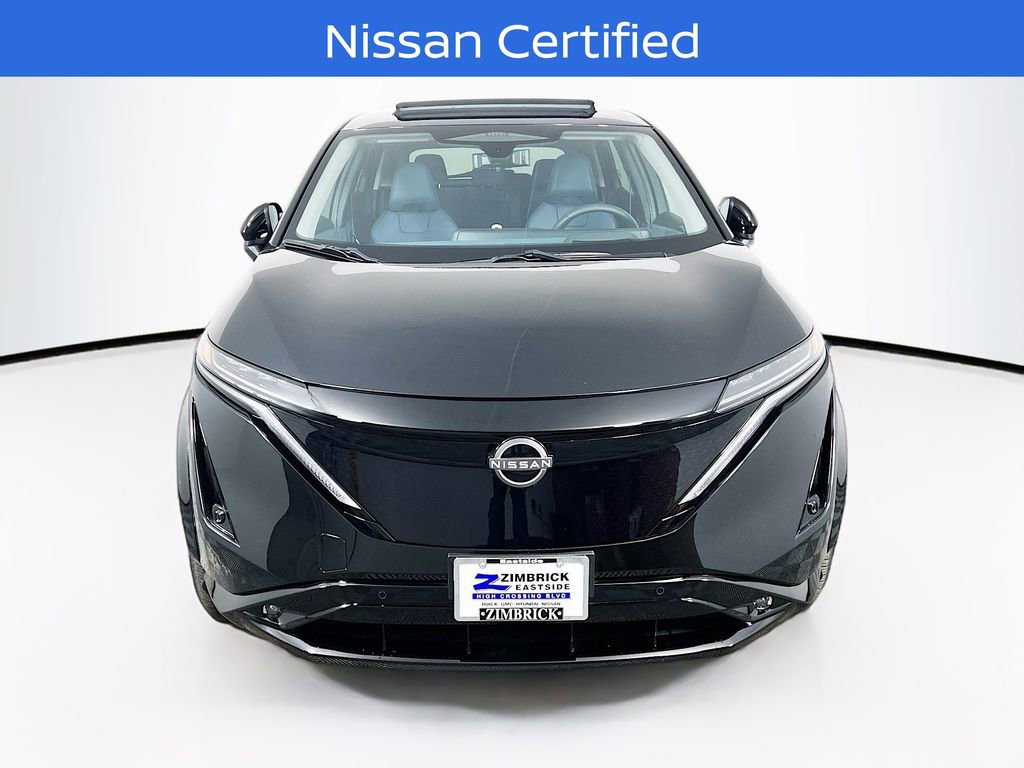 Used 2025 Nissan ARIYA Platinum+ with VIN JN8DF0CH2SM767107 for sale in Madison, WI
