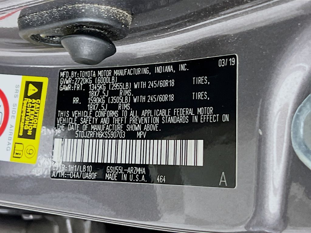 2019 Toyota Highlander XLE - Photo 33