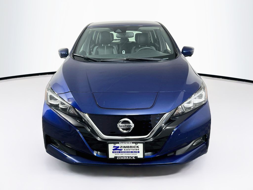 Certified 2021 Nissan Leaf SL Plus with VIN 1N4BZ1DVXMC551296 for sale in Madison, WI