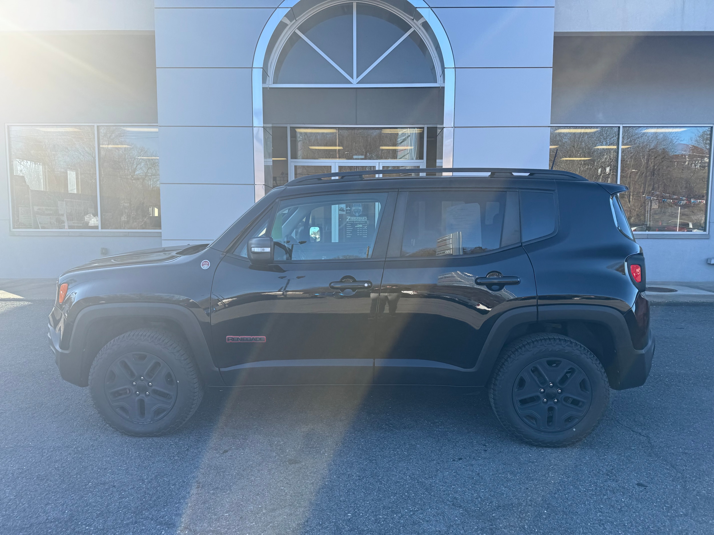 Certified 2018 Jeep Renegade Trailhawk with VIN ZACCJBCB9JPH27703 for sale in Sunbury, PA