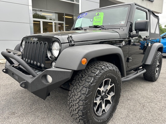 Certified 2016 Jeep Wrangler Sport with VIN 1C4AJWAG9GL247168 for sale in Sunbury, PA