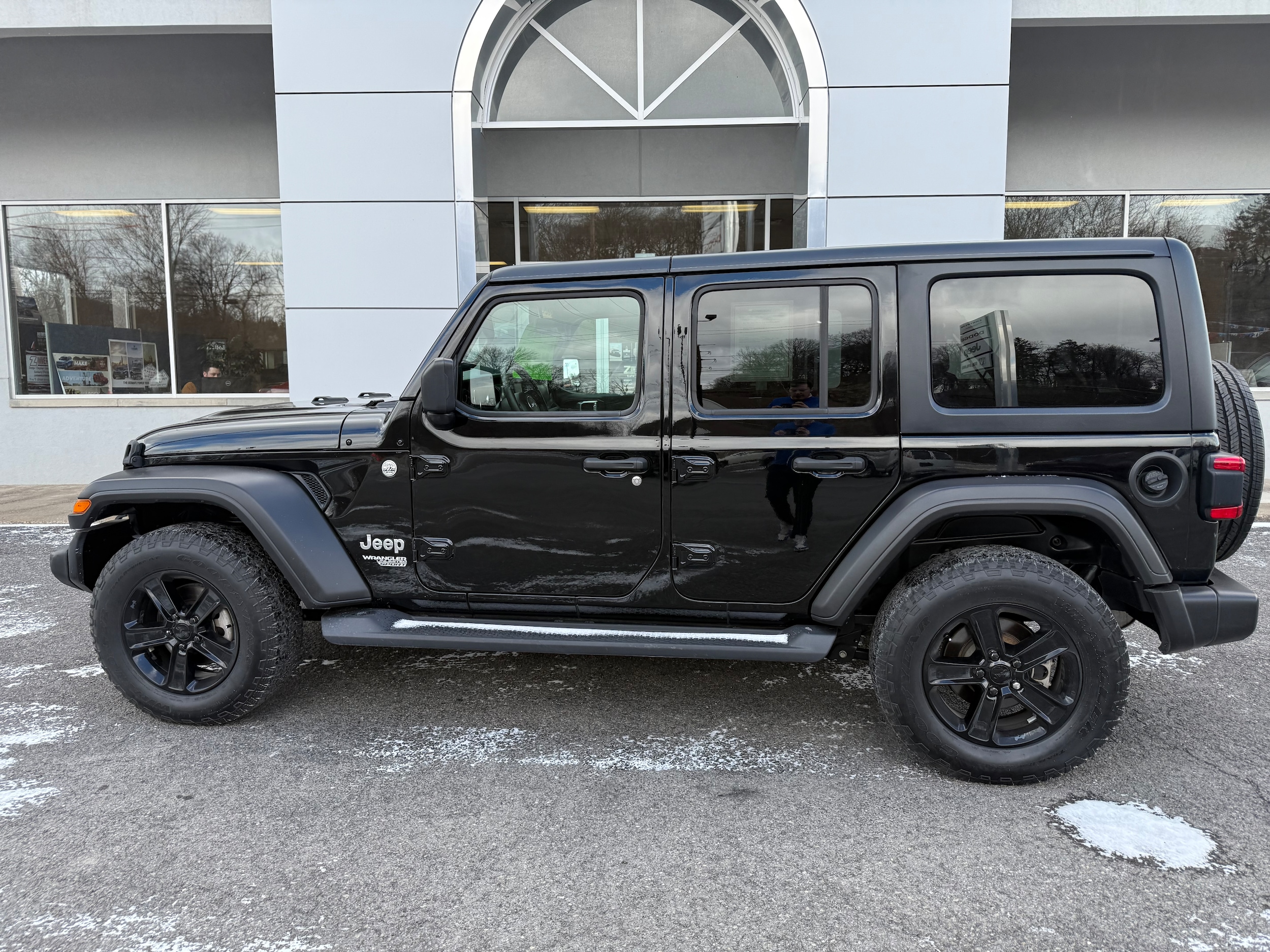 Certified 2021 Jeep Wrangler Unlimited Sport S with VIN 1C4HJXDG1MW529556 for sale in Sunbury, PA