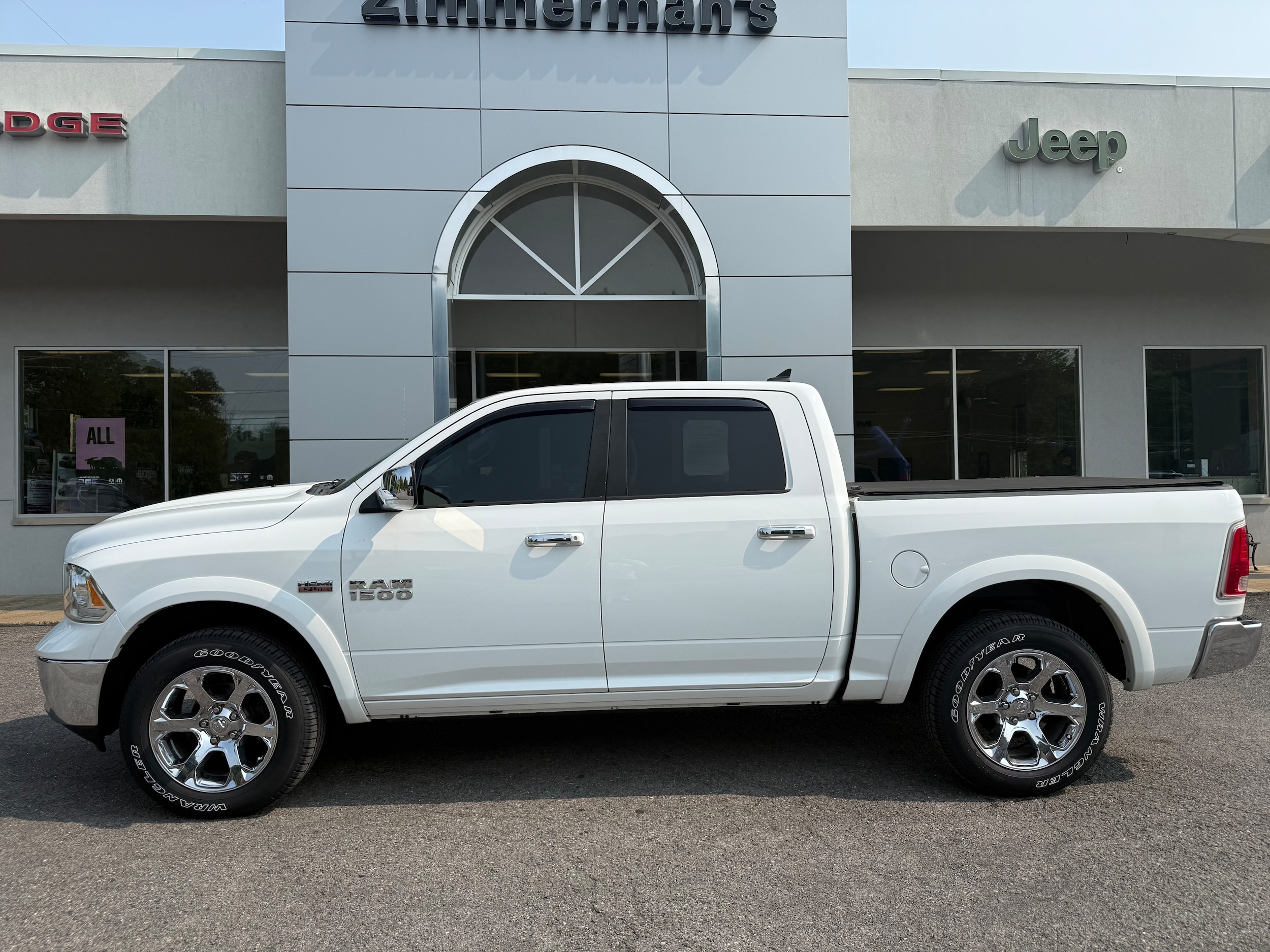 Certified 2016 RAM Ram 1500 Pickup Laramie with VIN 1C6RR7NT9GS343100 for sale in Sunbury, PA
