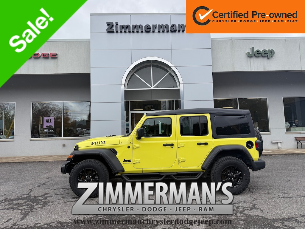 Certified 2023 Jeep Wrangler 4-DOOR SPORT 4X4 SUV