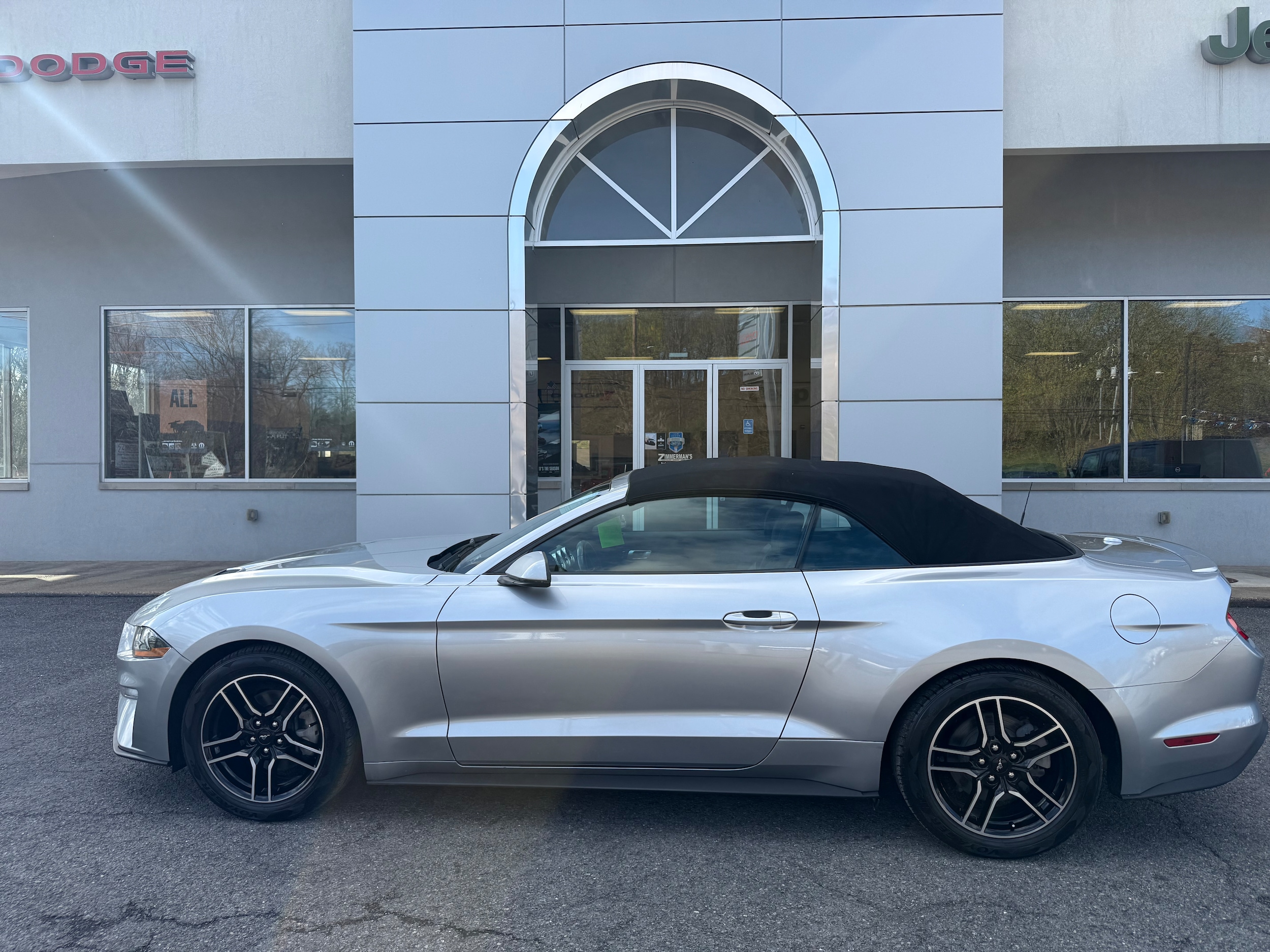 Certified 2020 Ford Mustang EcoBoost Premium with VIN 1FATP8UH7L5111858 for sale in Sunbury, PA