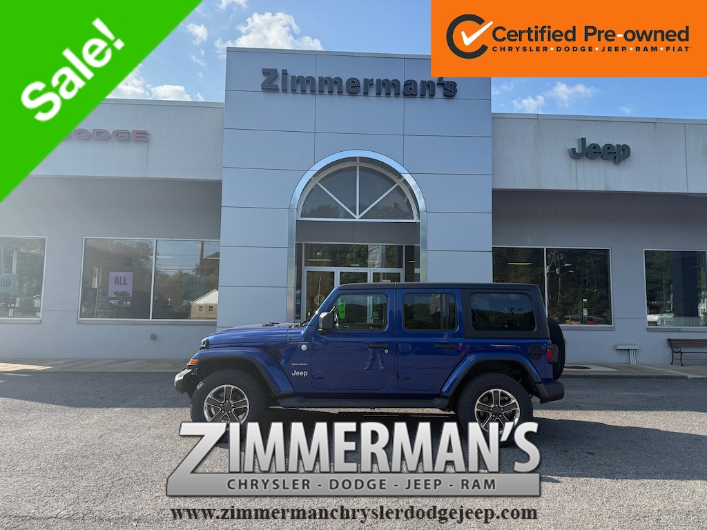 Certified 2020 Jeep Wrangler Unlimited Sahara SUV