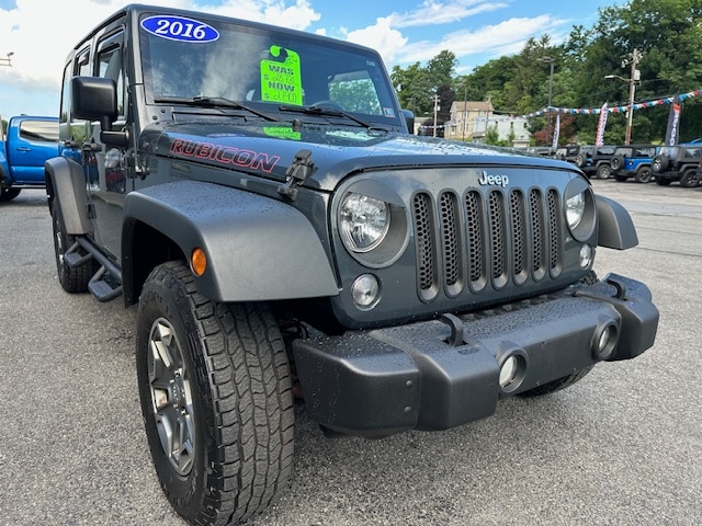 Certified 2016 Jeep Wrangler Unlimited Rubicon with VIN 1C4BJWFG2GL274497 for sale in Sunbury, PA