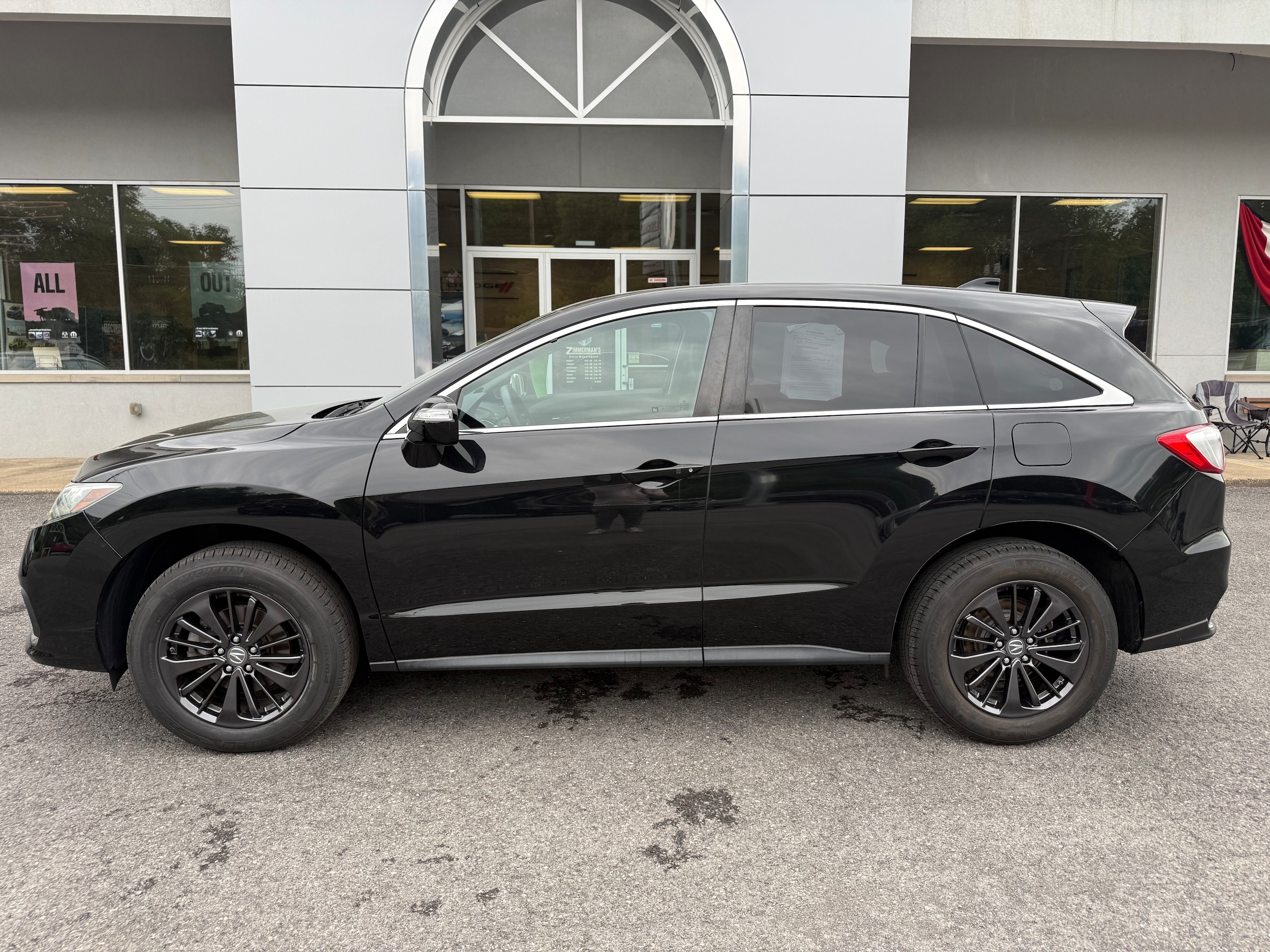 Certified 2016 Acura RDX Advance Package with VIN 5J8TB4H7XGL018676 for sale in Sunbury, PA
