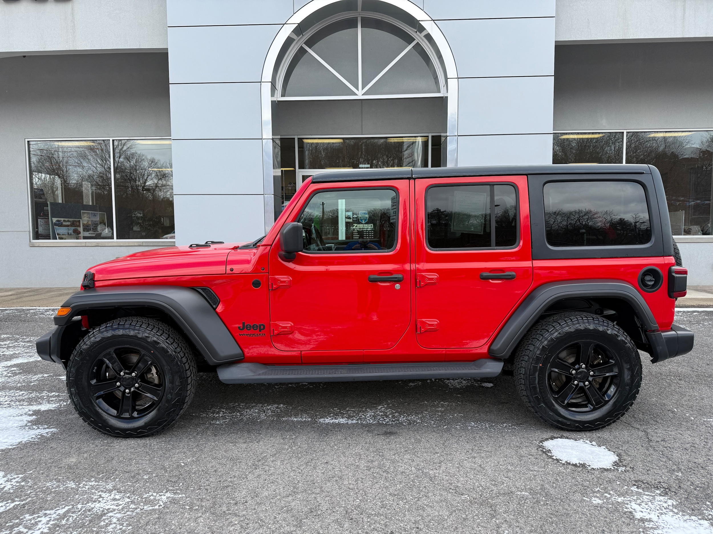 Certified 2021 Jeep Wrangler Unlimited Altitude with VIN 1C4HJXDN6MW509060 for sale in Sunbury, PA