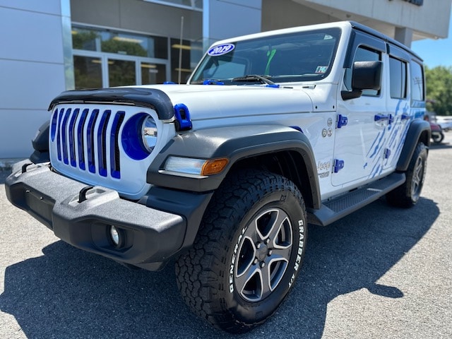 Used 2019 Jeep Wrangler Unlimited Sport with VIN 1C4HJXDG7KW589743 for sale in Sunbury, PA