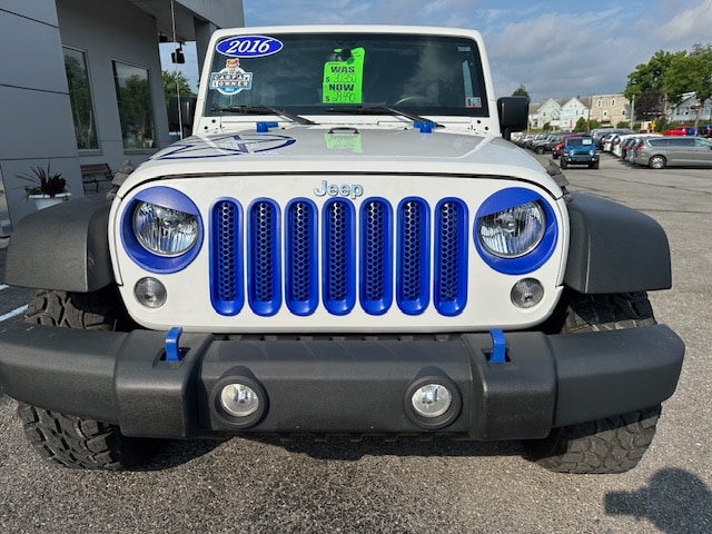 Certified 2016 Jeep Wrangler Unlimited Sport S with VIN 1C4HJWDG3GL205332 for sale in Sunbury, PA