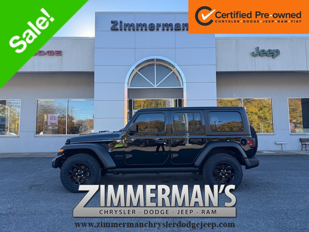 Certified 2023 Jeep Wrangler 4-DOOR SPORT 4X4 SUV
