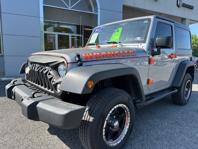 Certified 2017 Jeep Wrangler Sport with VIN 1C4AJWAG5HL743120 for sale in Sunbury, PA