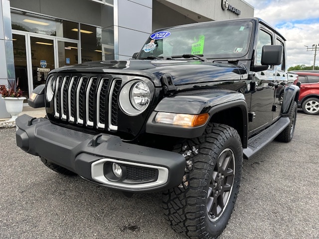 Certified 2021 Jeep Gladiator Overland with VIN 1C6HJTFG3ML610802 for sale in Sunbury, PA