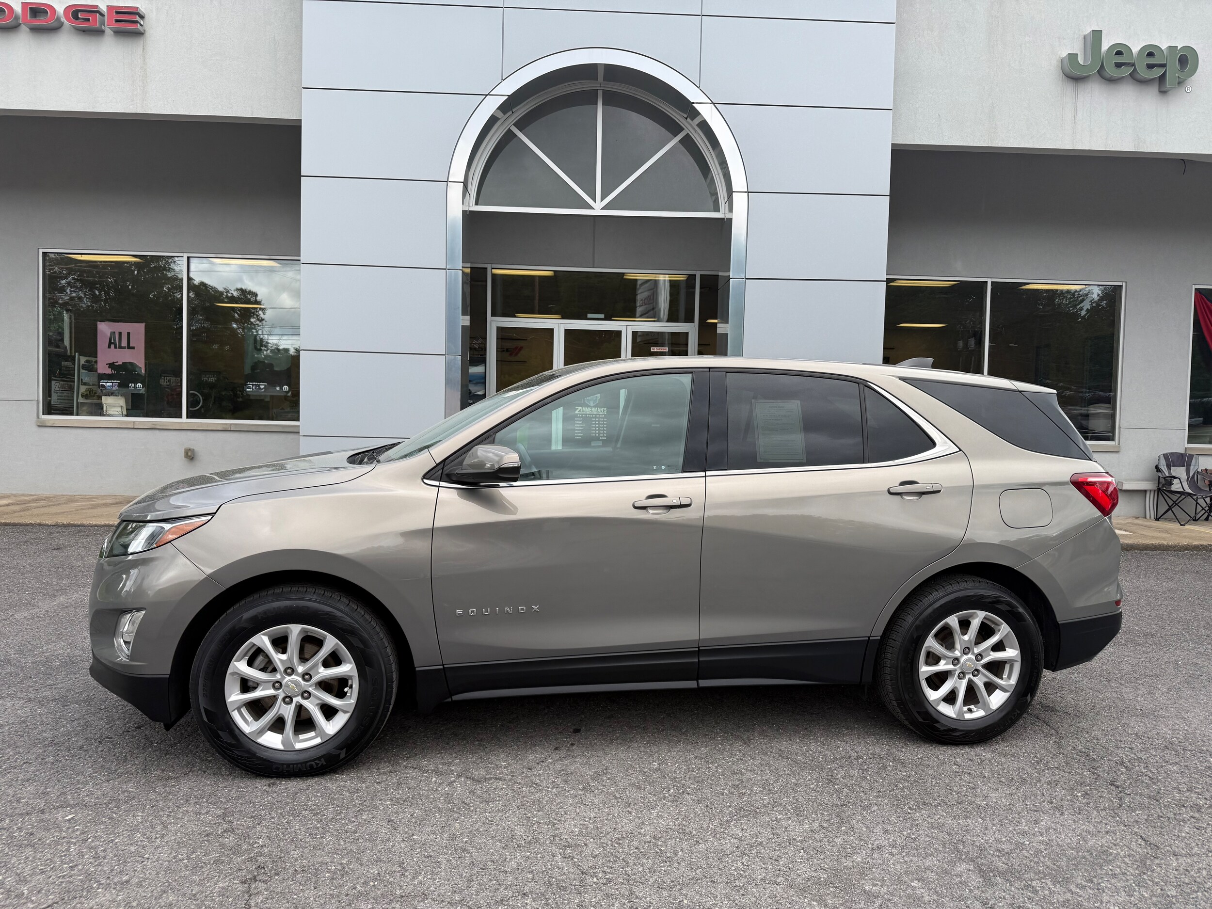 Certified 2018 Chevrolet Equinox LT with VIN 3GNAXSEV4JS647373 for sale in Sunbury, PA