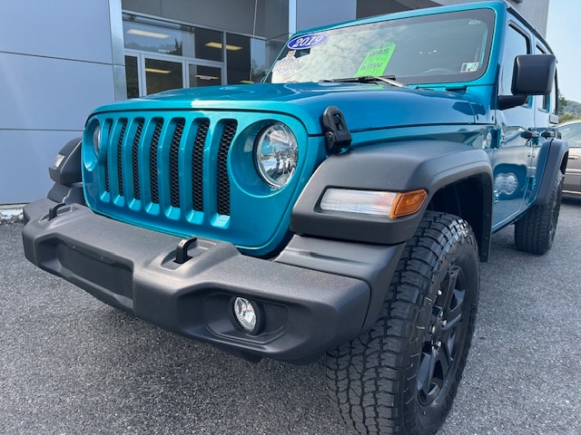 Certified 2019 Jeep Wrangler Unlimited Sport S with VIN 1C4HJXDG1KW639259 for sale in Sunbury, PA