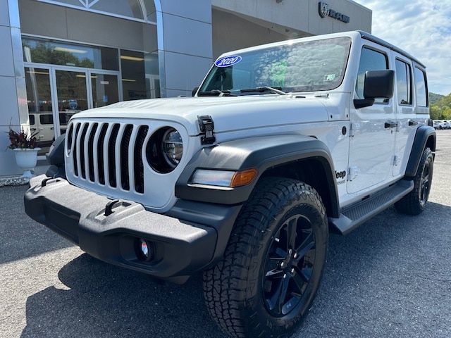 Certified 2020 Jeep Wrangler Unlimited Altitude with VIN 1C4HJXDG9LW260172 for sale in Sunbury, PA