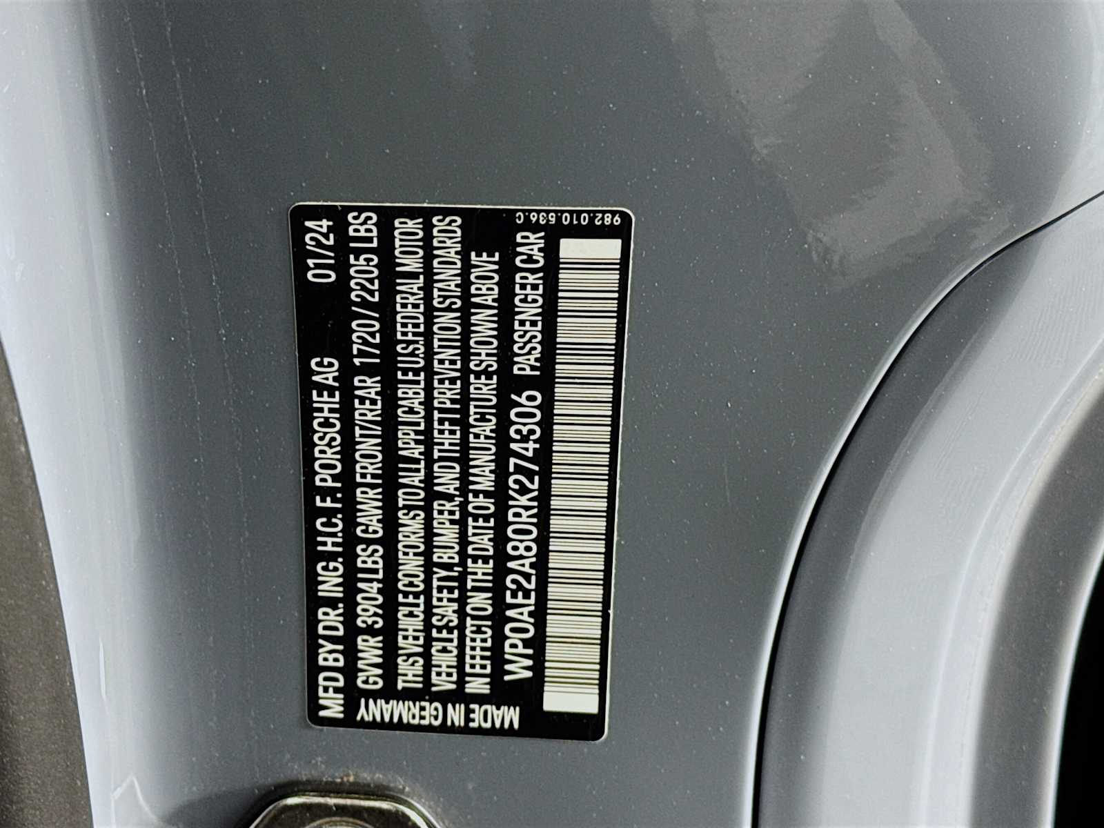 used 2024 Porsche 718 Cayman car, priced at $213,268