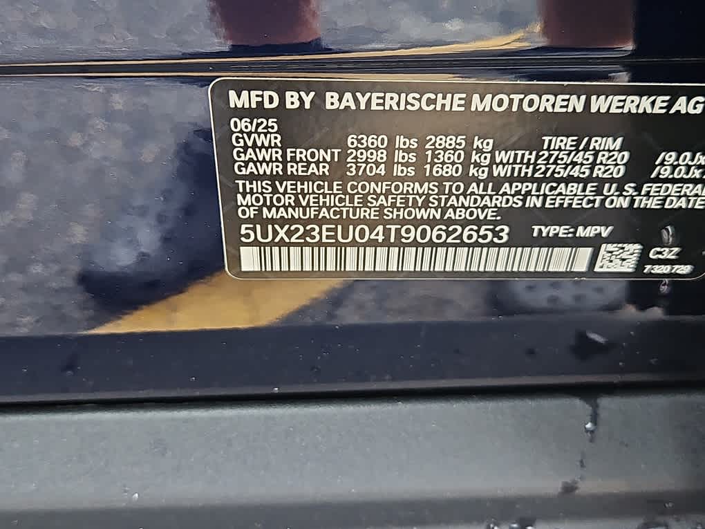 new 2026 BMW X5 car, priced at $79,800