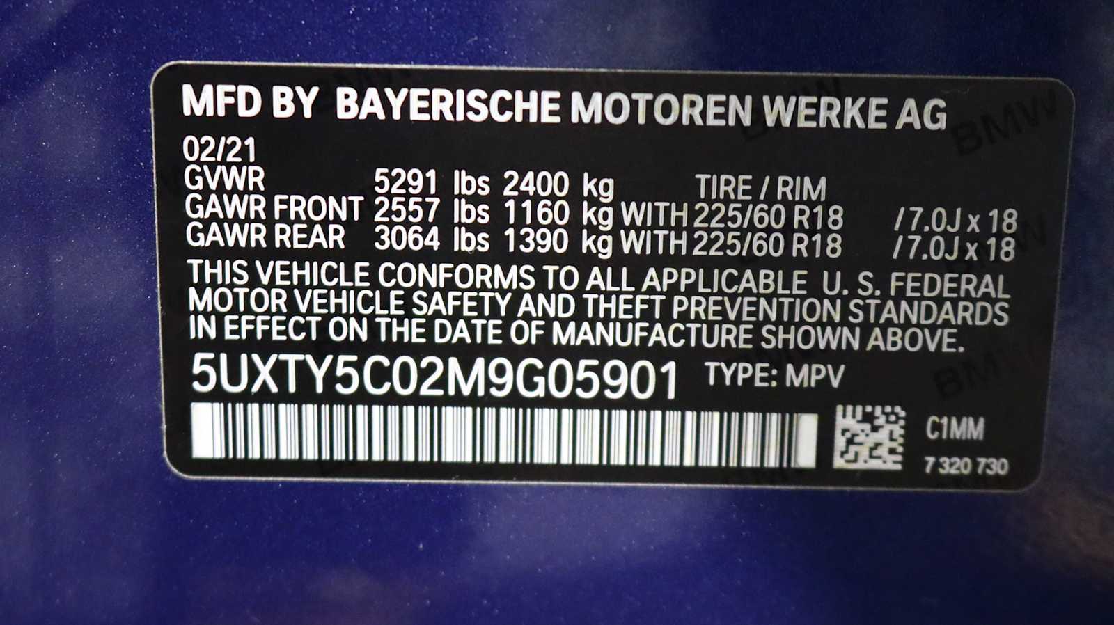 used 2021 BMW X3 car, priced at $27,698