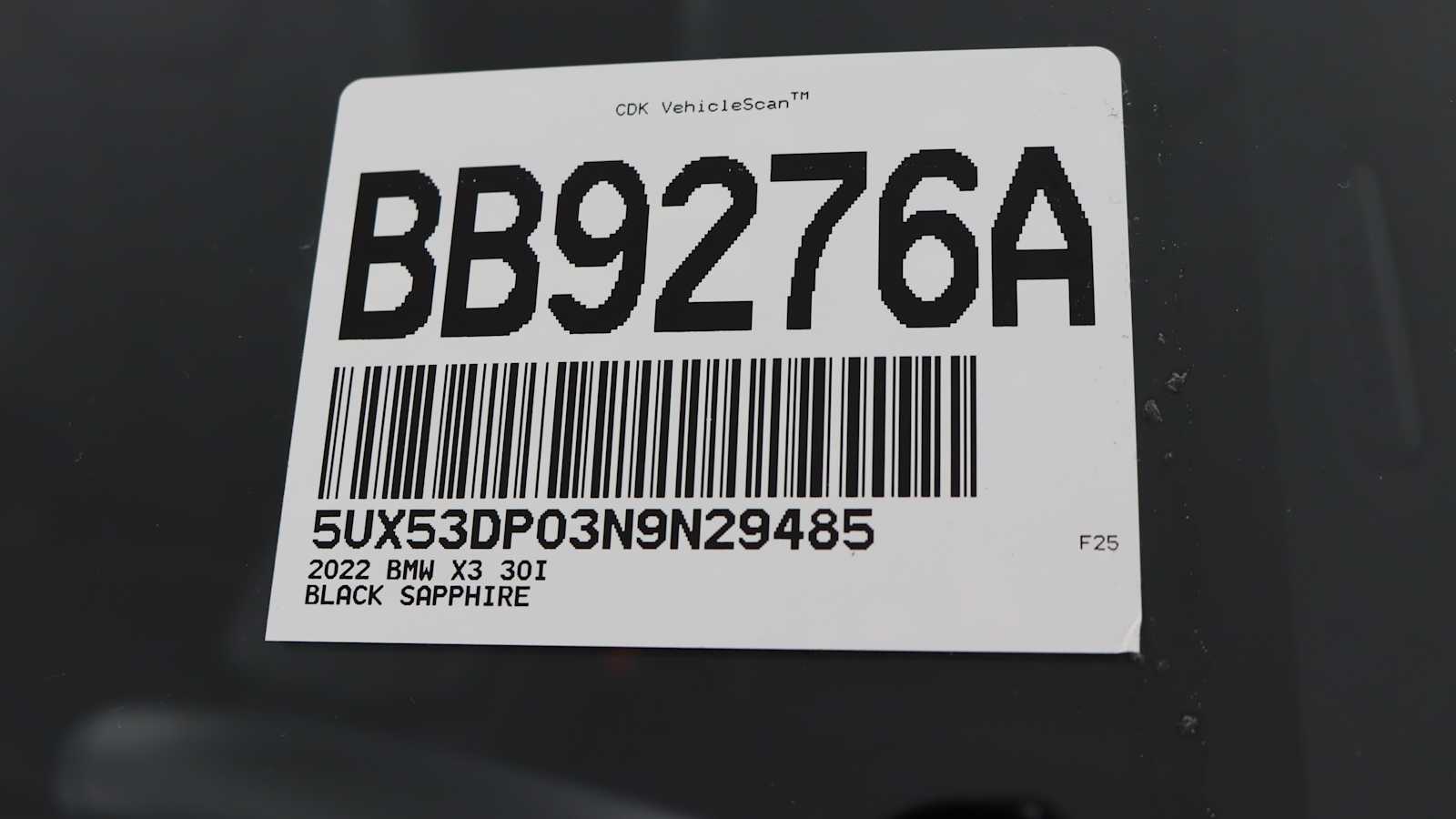 used 2022 BMW X3 car, priced at $38,898