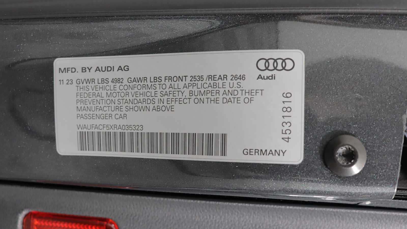 used 2024 Audi A5 car, priced at $37,798