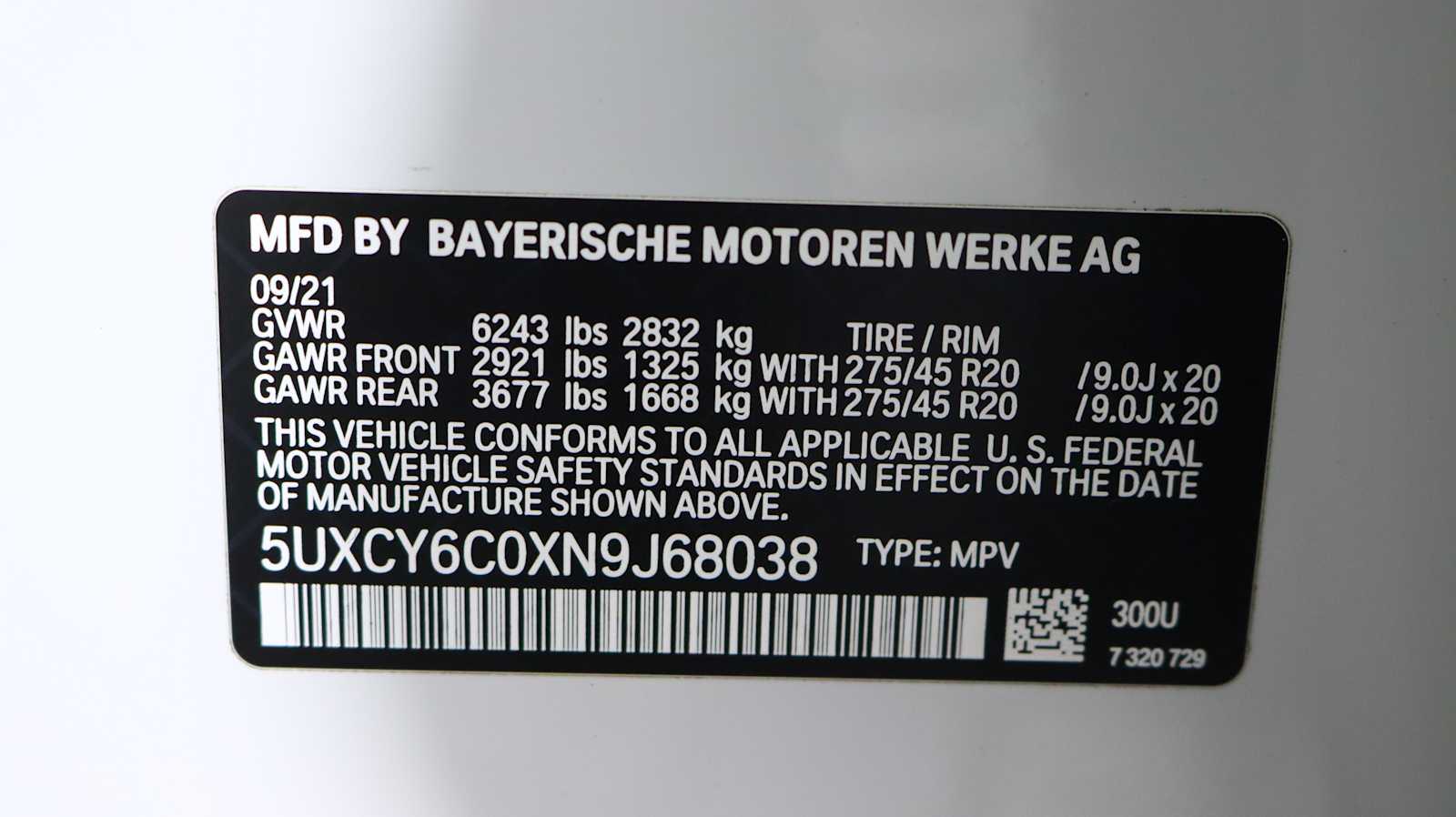 used 2022 BMW X6 car, priced at $51,898