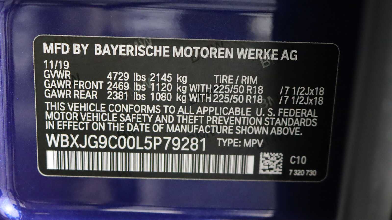 used 2020 BMW X1 car, priced at $24,698