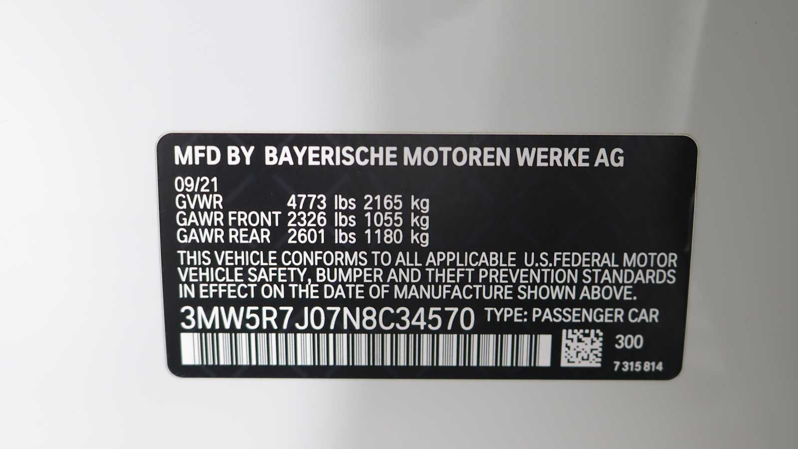 used 2022 BMW 330i car, priced at $32,898
