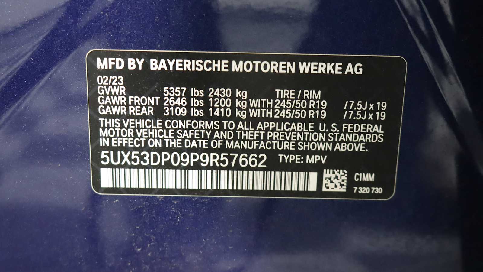 used 2023 BMW X3 car, priced at $38,698
