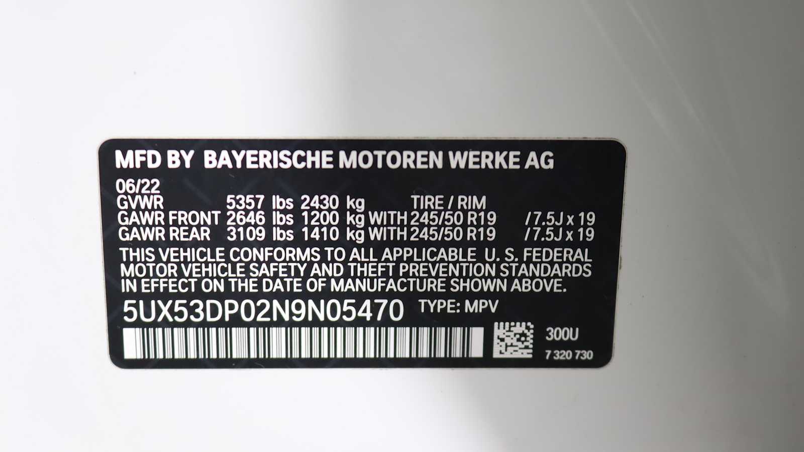 used 2022 BMW X3 car, priced at $36,898