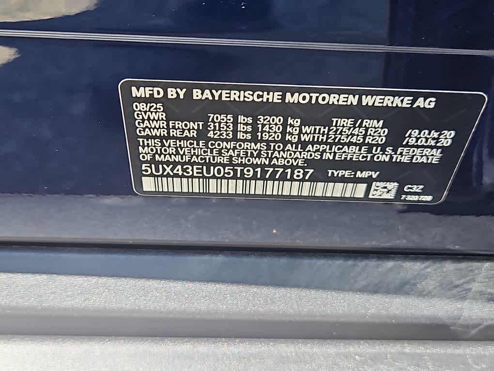new 2026 BMW X5 car, priced at $84,700