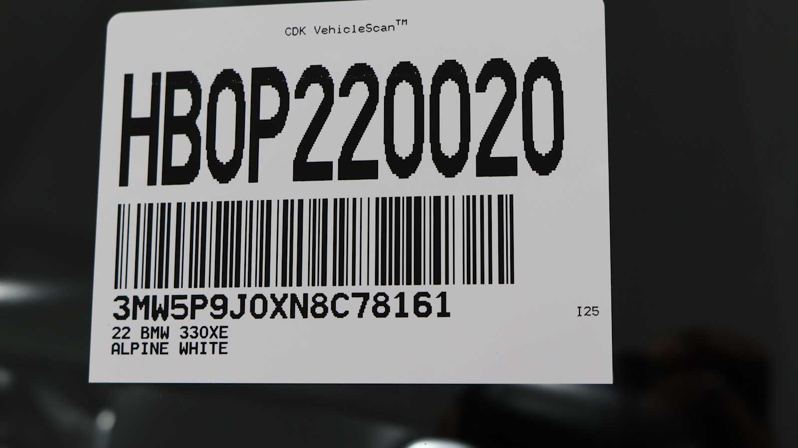 used 2022 BMW 330e car, priced at $34,898