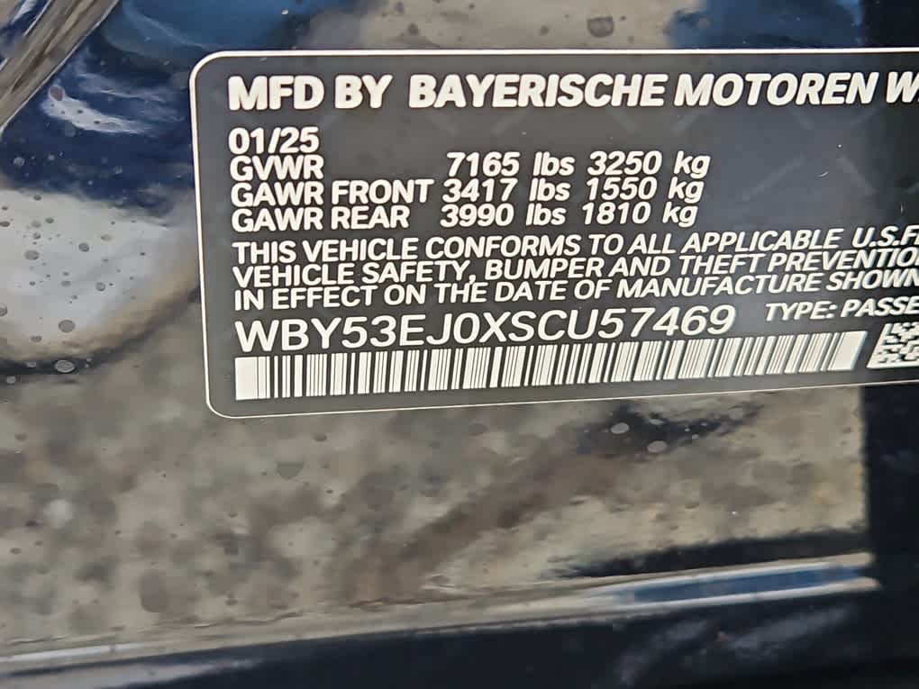 new 2025 BMW i7 car, priced at $129,775