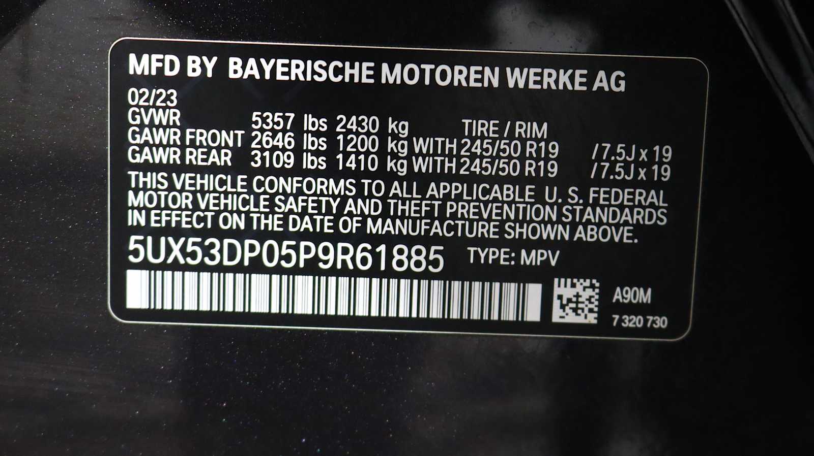 used 2023 BMW X3 car, priced at $38,598