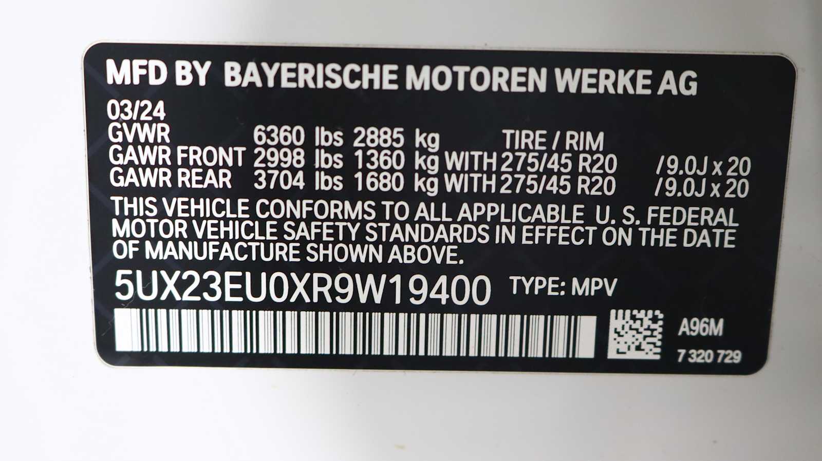 used 2024 BMW X5 car, priced at $64,898