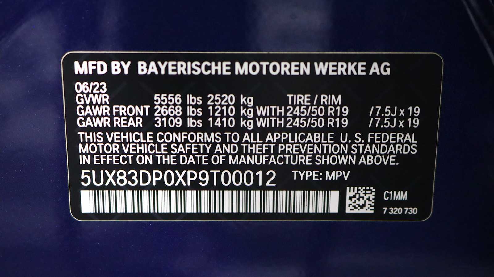 used 2023 BMW X3 car, priced at $53,798