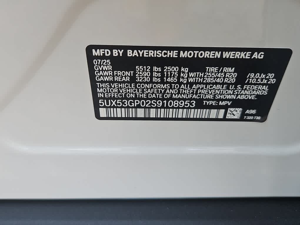new 2025 BMW X3 car, priced at $58,385