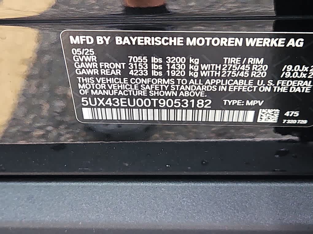 new 2026 BMW X5 car, priced at $84,500
