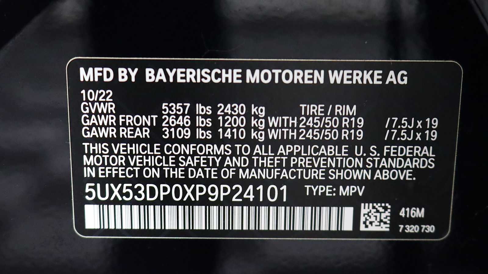 used 2023 BMW X3 car, priced at $42,698