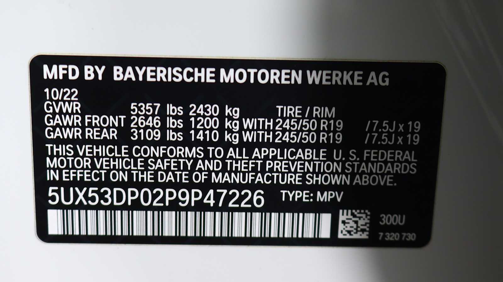 used 2023 BMW X3 car, priced at $38,898