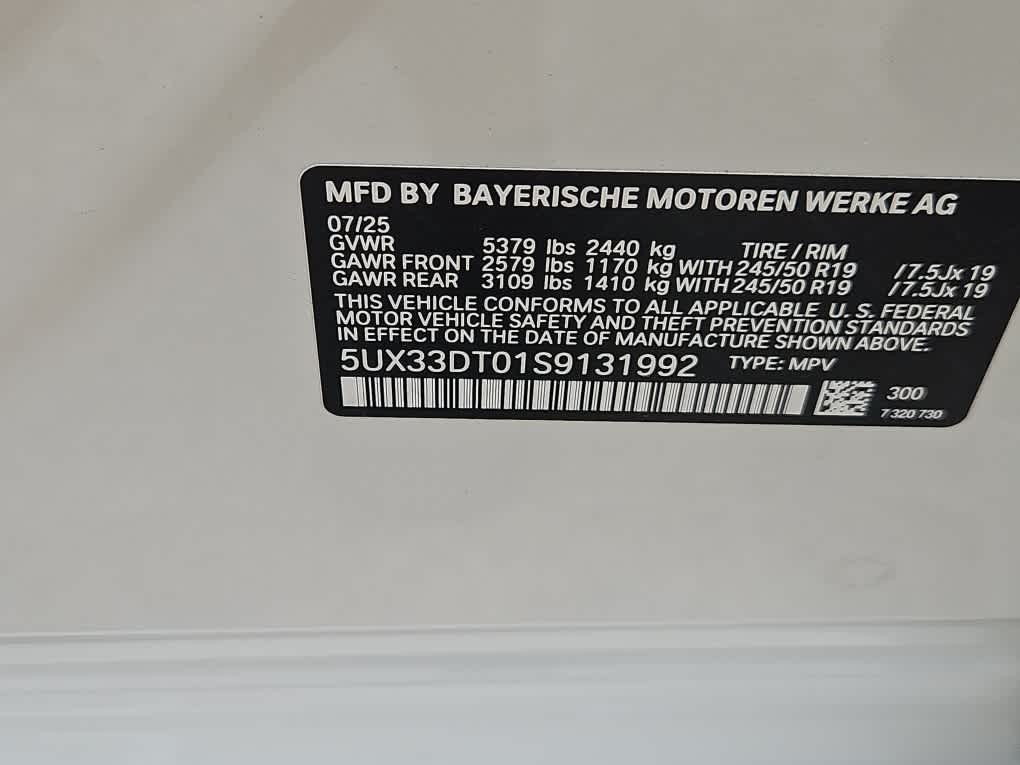 new 2025 BMW X4 car, priced at $64,675