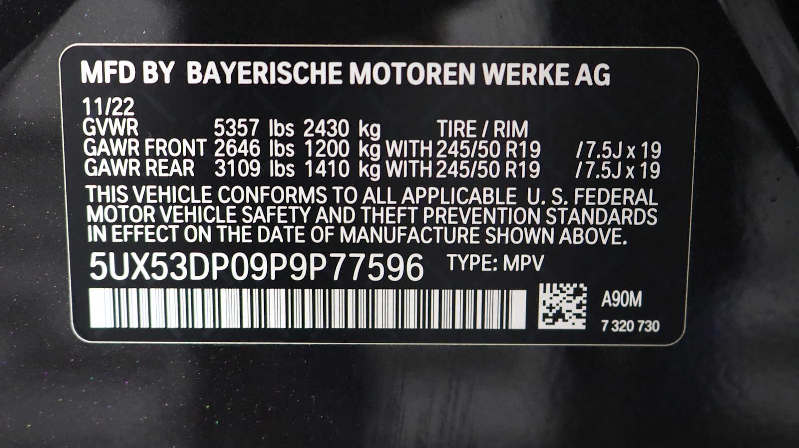 used 2023 BMW X3 car, priced at $39,698