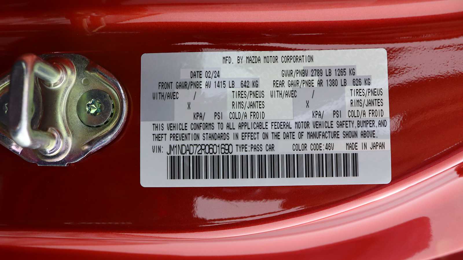 used 2024 Mazda MX-5 Miata car, priced at $31,677