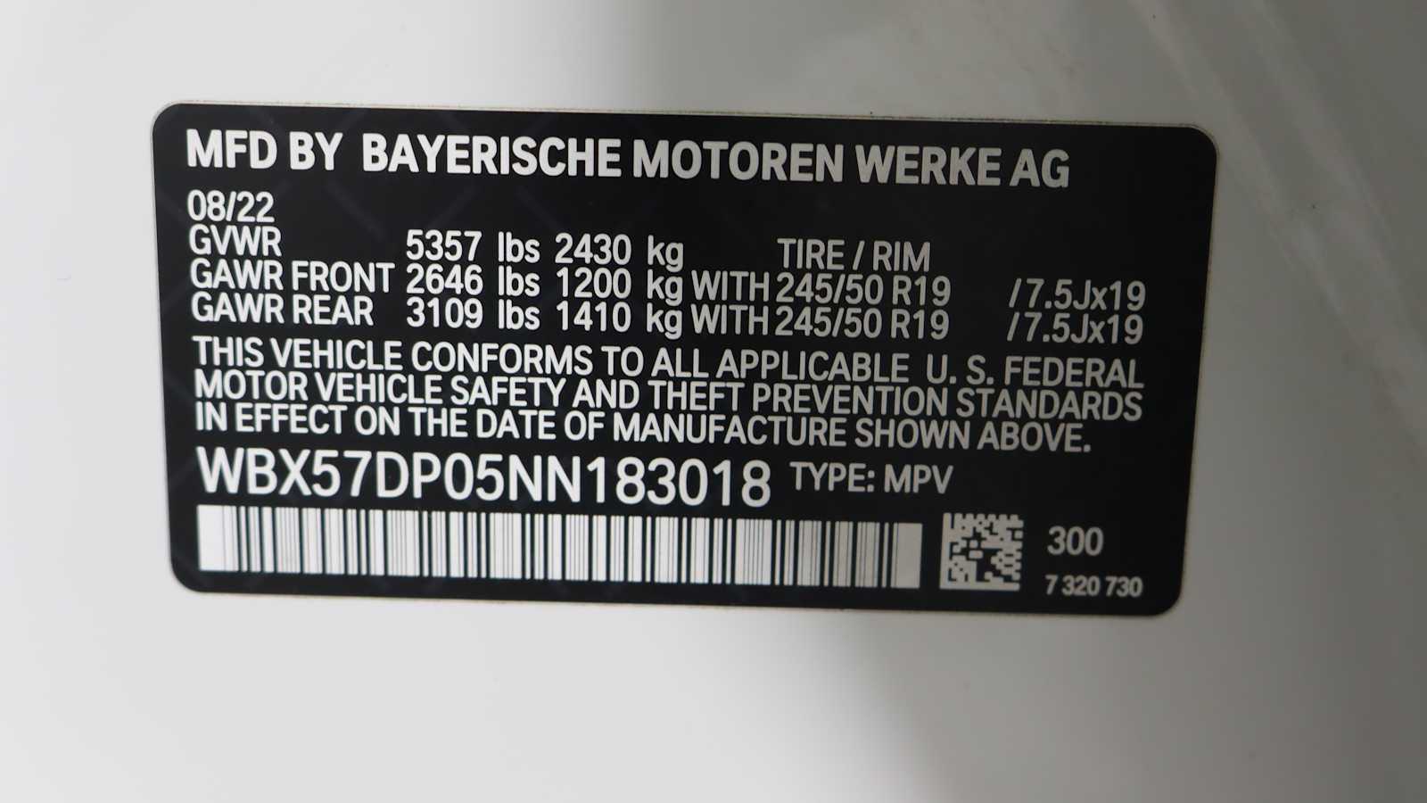 used 2022 BMW X3 car, priced at $36,397