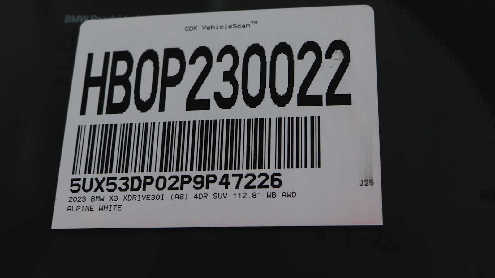 used 2023 BMW X3 car, priced at $38,898