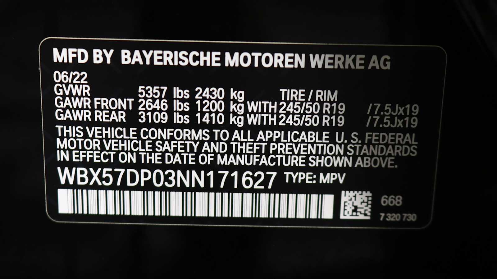 used 2022 BMW X3 car, priced at $35,798
