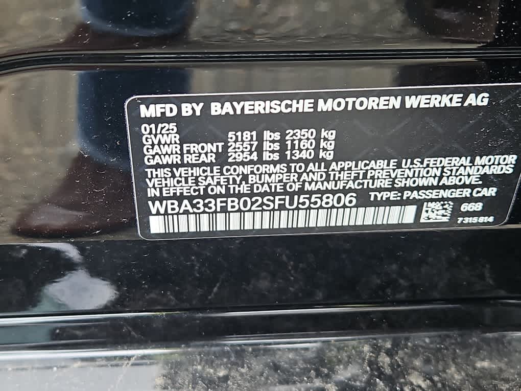 new 2025 BMW 4-Series car, priced at $53,775